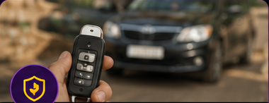 Télécommande d’antivol automobile